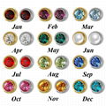 Professional Universal Ear Piercing Gun Gold Silver Color Birthstone Earrings