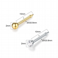 1Set Disposable Sterile Nose Studs Piercing Gun Ear Piercing Unit Cartilage 