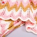 wholesale 100%acrylic soft feel knitted baby blanket  4