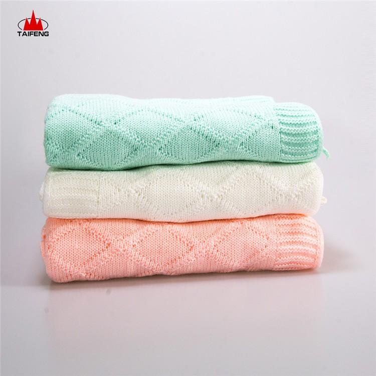 100Cotton Chunky cable knit fabric sweater fabric blanket With Faux