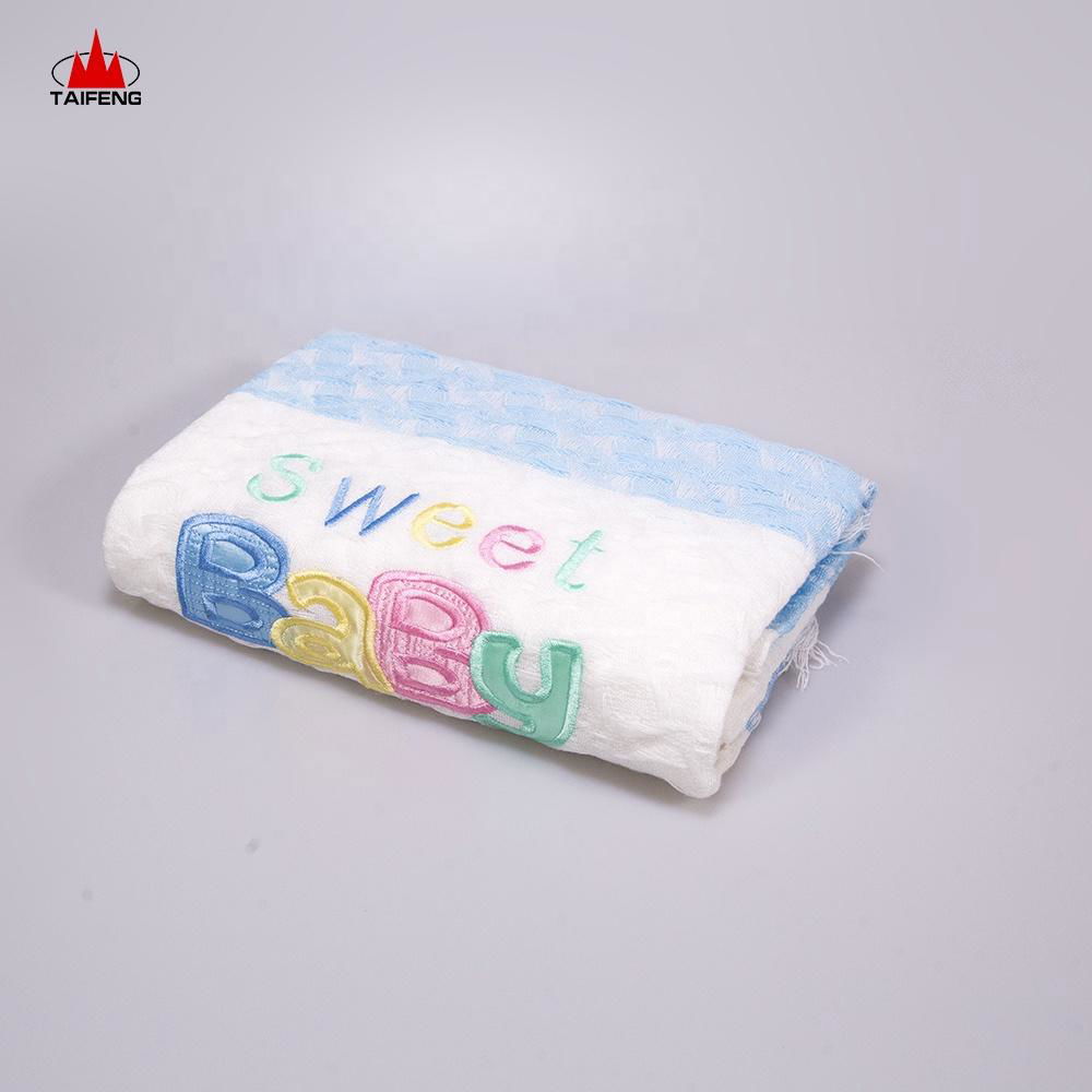 hot sale and wholesale 100% cotton woven luxury baby children kids super soft bl 5