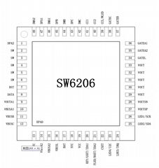 智融SW6206集成 22.5W 的升压模块开关频率 400KHz  效率可达 95%