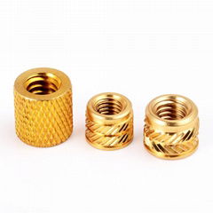 Custom M3 Brass Plastic Knurled Thread Insert Nut ABS Heat Insertion