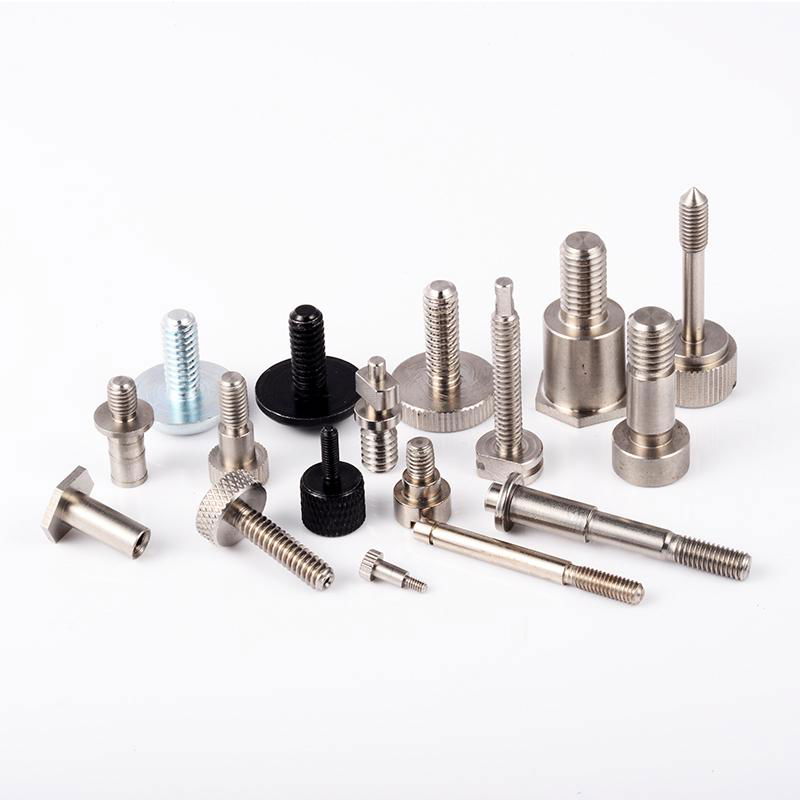 Customized Stainless Steel Passivated Knurled Shoulder Screw 4