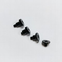 Customized Steel Black Knurled Shoulder Screw