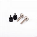 Customized Steel Black Knurled Shoulder Screw 4