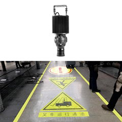 Customized Projection Safety Warning Signs  Indoor / Outdoor Projector Lights