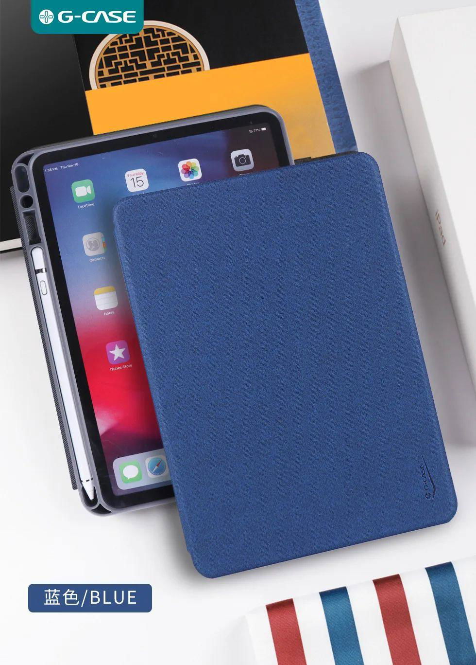 Hot Selling PU Leather Flip Case Roka Business Series iPad Stand Customized Desi 4