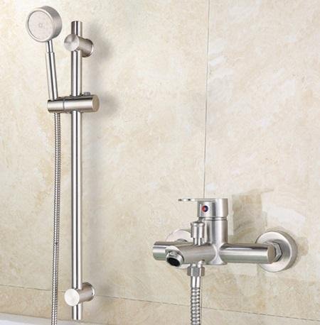  304 stainless steel shower bathroom faucet