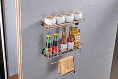 Stainless steel towel rack