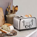 Retro Stainless Steel Toaster ST027 Retro Classic Design