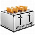 Stainless Steel 4 Slice Toaster ST026 1