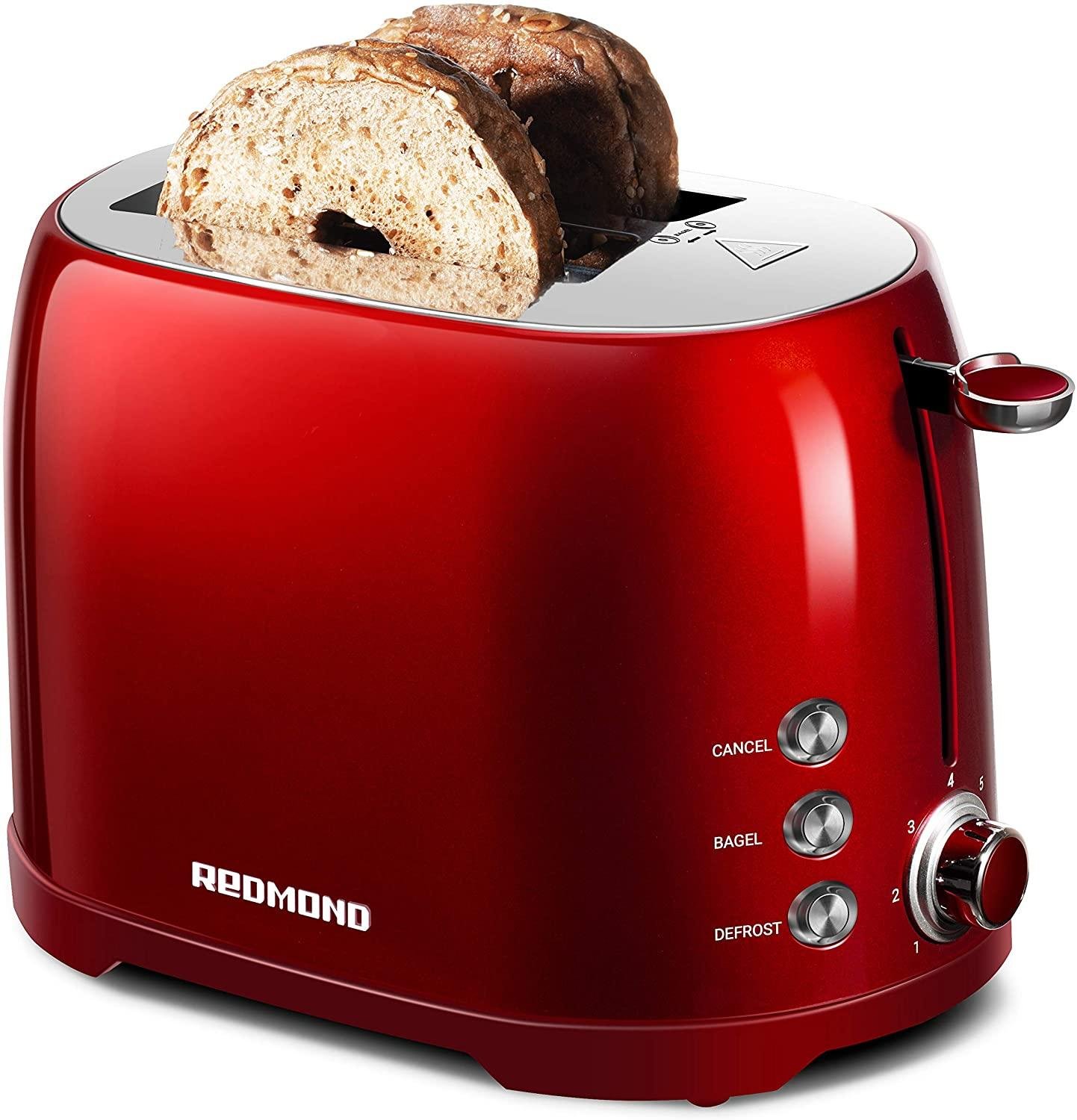 2 Slice Toaster with 50s Retro Aesthetic ST032 7 Browning Shade Settings 3