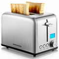 ST029 Stainless Steel Toaster w/LCD