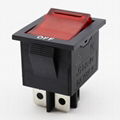 KCD4-201 - OVERLOAD PROTECT ROCKER SWITCH