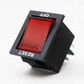 KCD4-201 - OVERLOAD PROTECT ROCKER SWITCH 3