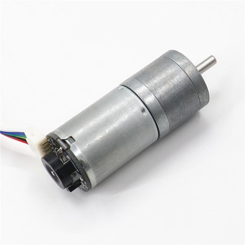 25mm dc gear motor 6v 12v 370 dc brush motor with 25mm metal gearbox 2