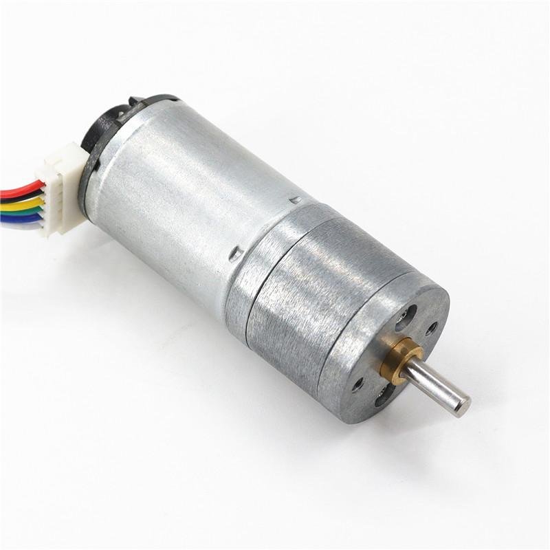 25mm dc gear motor 6v 12v 370 dc brush motor with 25mm metal gearbox 5