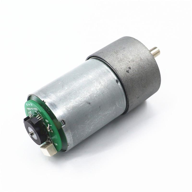Mini DC Gear Motor 12V 24V D Shaft 37mm Gearbox Motor Reduction Small