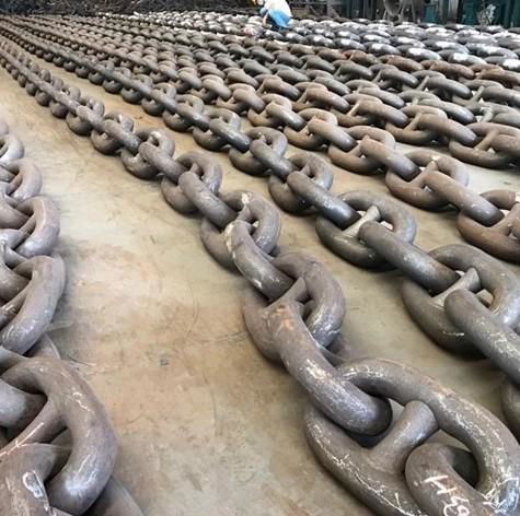 stocks anchor chain marine anchor chain with LR ABS NK Certificate 3