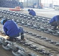 black painted studlink studless anchor chain factory stockist 3