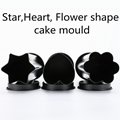 Non Stick Star Shape Cake Mould - Eco-Friendly Heart Baking Cake Mold  