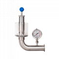 Sanitary SS304 Exhaust Valve Air Evacuation Valve