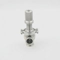 Sanitary pressure safety relief valve 304/316l air release valve