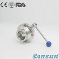 Ball valve stainless steel food grade