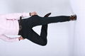 Custom Made Latest Design Flat Front Slim Zipper Fly Cotton Straight Man Pants 1