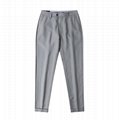 mens straight cotton fabric pants for men 4