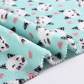 High quality 100% polyester material custom print fleece fabric knit for blanket 2