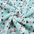 High quality 100% polyester material custom print fleece fabric knit for blanket