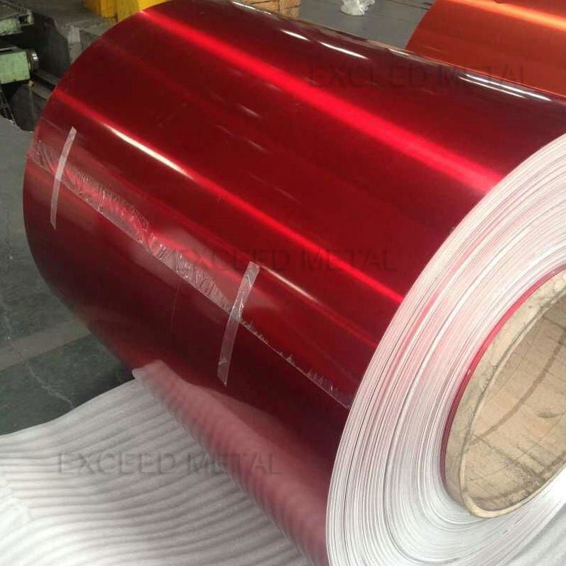 PE PVDF painting color coated aluminum coil 1100 3003 5052 3