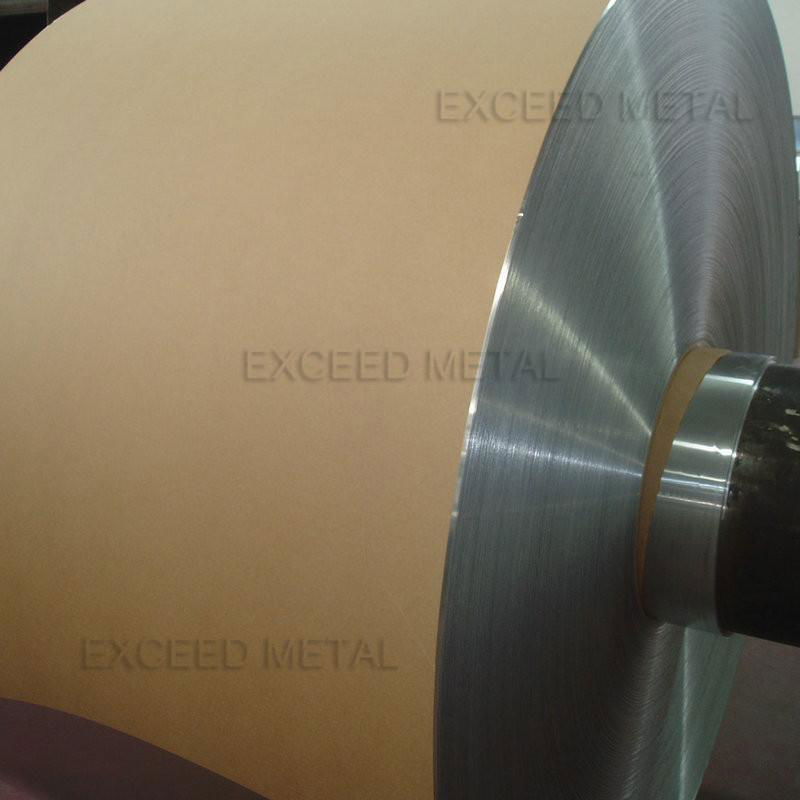 Free sample Kraft paper aluminium coil for Oil pipeline 0.7mmX1000mmXC 3