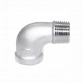 stainles steel elbow 90 degree threaded ends connection male x femmale