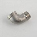 stainles steel elbow 90 degree threaded ends connection male x femmale