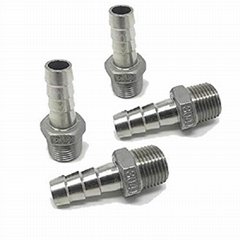 hex hose barb adapter connector male x barb