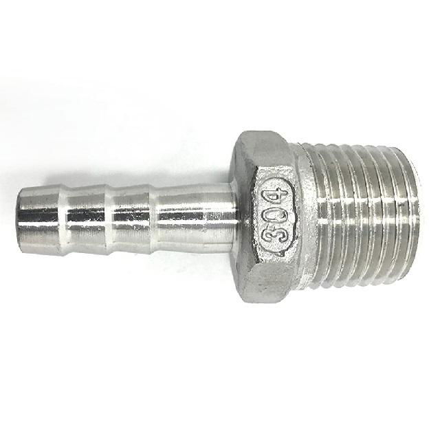 hex hose barb adapter connector male x barb 4