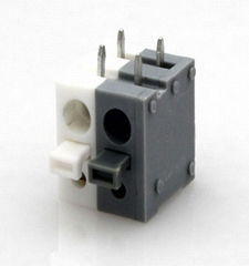 Korea Hot chromatic  5.0mm pitch screwless spring terminal block connector