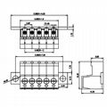 AOSI 5.08MM Pluggable Terminal Blocks Connector KF2EDGKR Female and Male sets