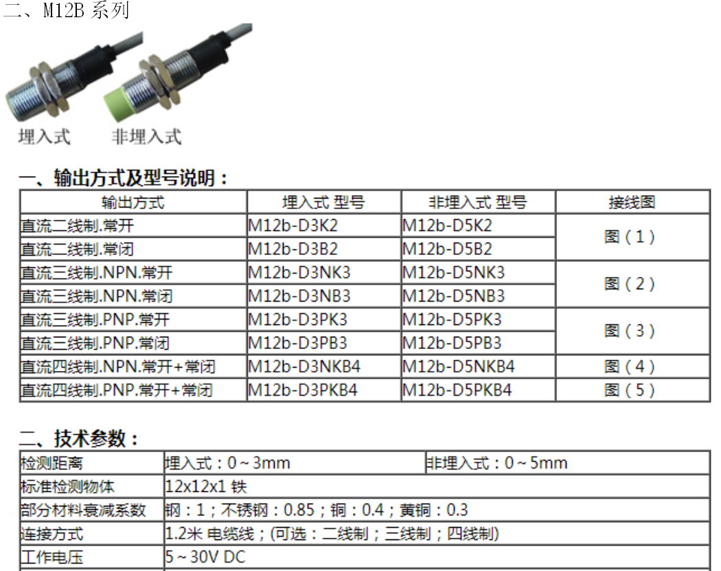 電感式接近開關