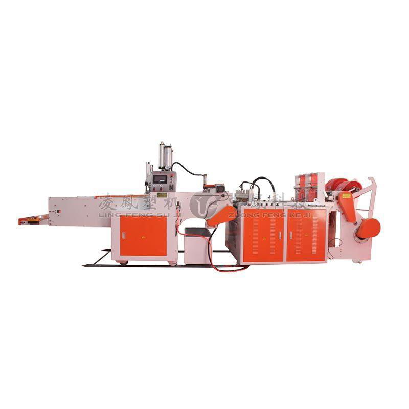 High Speed full-automatic Double Line T-shirt Bag Making Machine 2