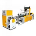 Full-automatic Single Line Double C-folding Rolling Bag Making Machine with Core