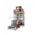 High Speed LDPE Double Screw ABA Three Co-Extrusion Film Blowing Machine