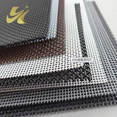 Fireproofing fiber glass window screen