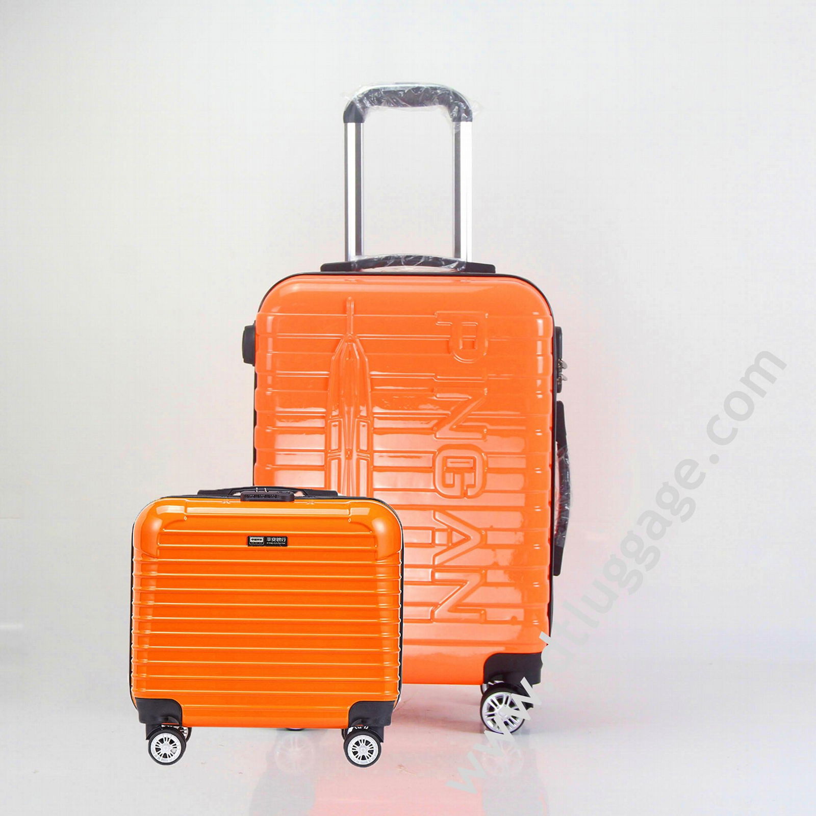 2020 ABS High Quality Hard L   age 2 PCS Travel Suitcase Set  3