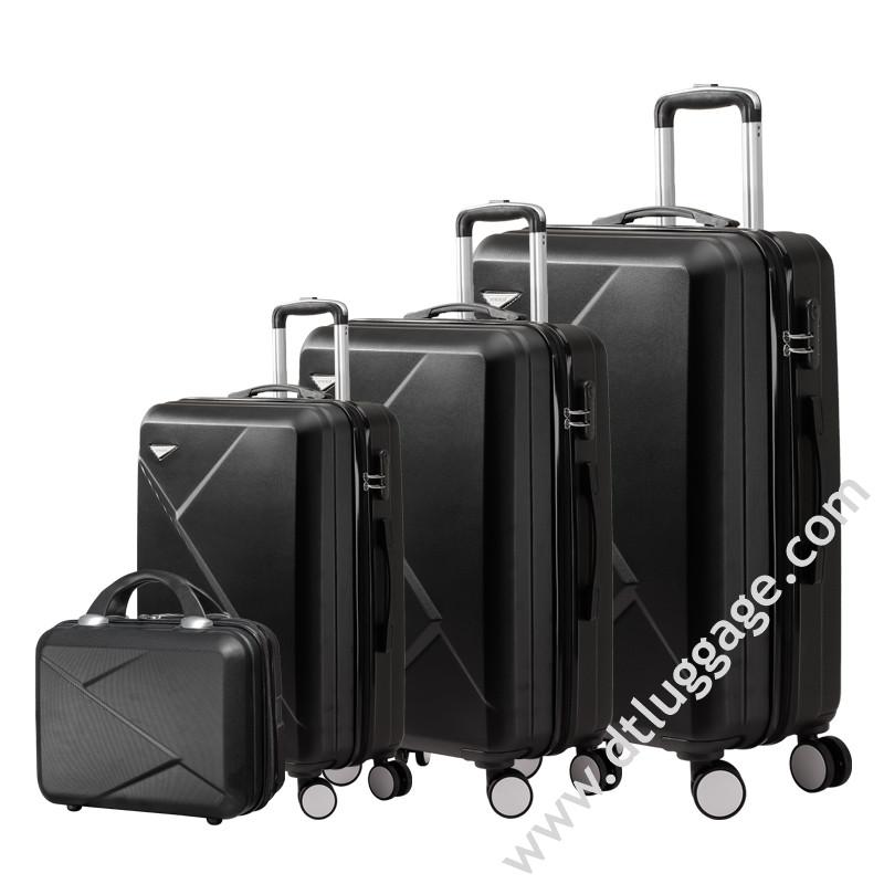 Hot Sale Hard Shell President Trolley Bag Colorful L   age Travel Set