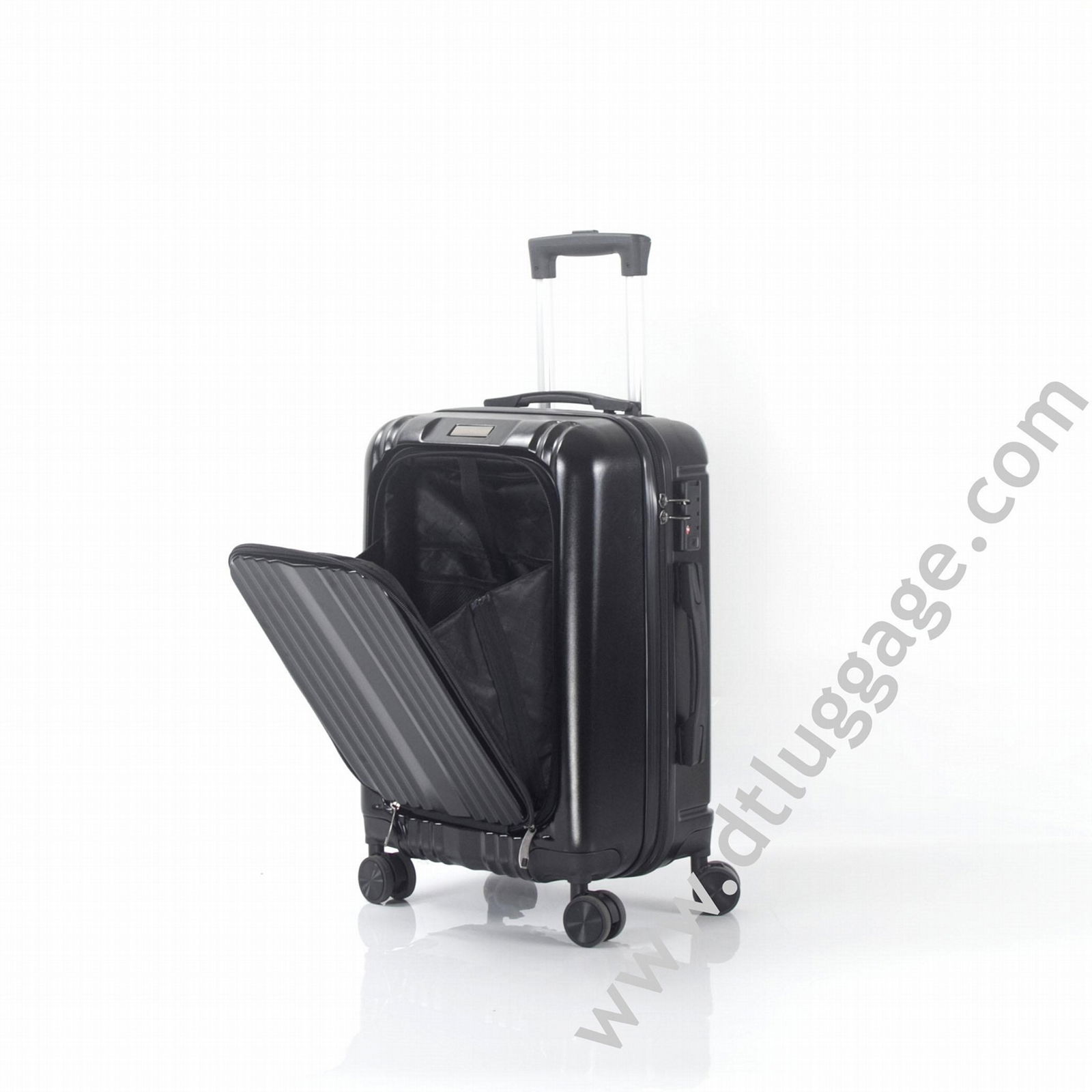 Custom Logo Abs Pc Travel Trolley SuitCase L   age Set With Pocket 5