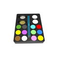 ES-PO-009 12 Customized Color and 2 Brushes 2 Glitter 2 Sponges 1